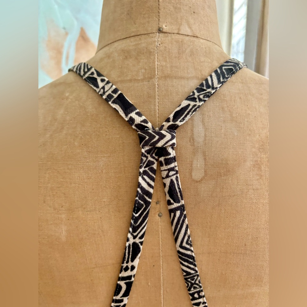 Vintage Japanese Halter Maxi Dress - Picture 4 of 9